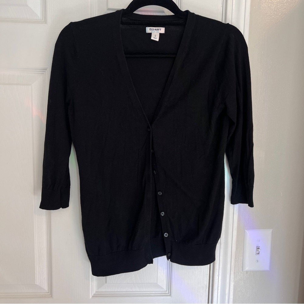 Old Navy Women's Classic Black Cardigan